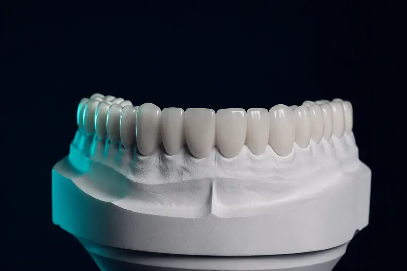 Viso žandikaulio cirkonio tiltas ant implantų skaitmeniniame modelyje